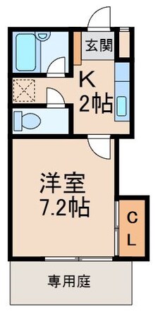 グリーンフル平松の物件間取画像